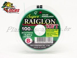 Linha Super Raiglon Soft Monofilamento 0,47 mm com 100 Metros