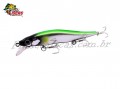 Isca Yara Mquina 98 - 9,8cm 10,5g Cor 86 Cromada Dorso Verde