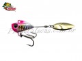 Isca Yara Little Spin Colher Folha - 3cm 16g Cor 01 Rosa Hologrfico