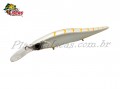 Isca Yara Mquina 98 + 1 - 9,8cm 10,5g Cor 74 Branco/Laranja