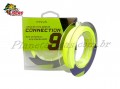 Linha Crown Connection 9X Yellow Multifilamento 0,26mm com 300 Metros