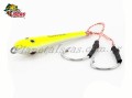 Isca Albatroz Jig Sapinho 15g Com Suporte Hook Cor Lemon/White