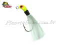 Isca Lori Jig Normal 12G Cor Branco Cabe�a Amarela 