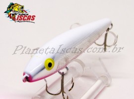 Isca Rebel T10 Jumping Minnow 8,89cm 8,8g Cor White/Silver/Pink Belly