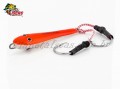 Isca Albatroz Jig Sapinho 15g Com Suporte Hook Cor Orange/White