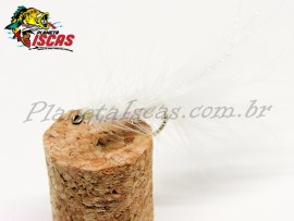 Isca Gregrio Wooly Bugger #8 Branco