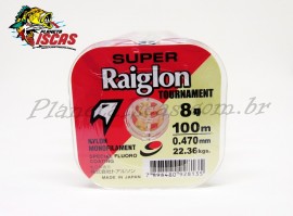 Linha Super Raiglon Branca Monofilamento 0,47 mm com 100 Metros