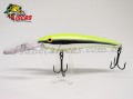 Isca Storm Deep Thunder 110 - 11cm 28g Cor 455 Chartreuse Silver Chartreuse 