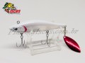 Isca Baby Face SM85-S - 8,5cm 20g Cor BR4 Silver Ghost Red Tail 