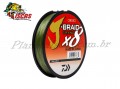 Linha Daiwa J-Braid 8 X Dark Green Multifilamento 0,32mm com 270 Metros