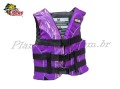 Colete Ativa 55 Classe V Cardume Roxo GG Homologado Acima de 110 Kg