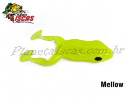 Isca Monster 3X Paddle Frog 9,5cm Cor Mellow (Embalagem c/ 02 Peas)