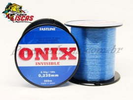 Linha Onix Fastline 0,23mm Azul Carretel com 500 Mt