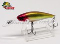 Isca Jackall Squad Shad 65SP - 6,5cm 7,2g Cor Red Head Gold Silver