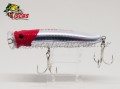 Isca Tackle House Feed Popper CFP100 - 10cm 22g Cor 01 Red Head Slit HG