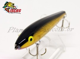 Isca Rebel T10 Jumping Minnow 8,89cm 8,8g Cor Gold/Black Back