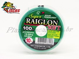 Linha Super Raiglon Soft Monofilamento 0,52 mm com 100 Metros