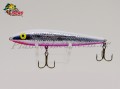 Isca Rebel T10 Jumping Minnow 8,89cm 8,8g Cor White/Silver/Pink Belly